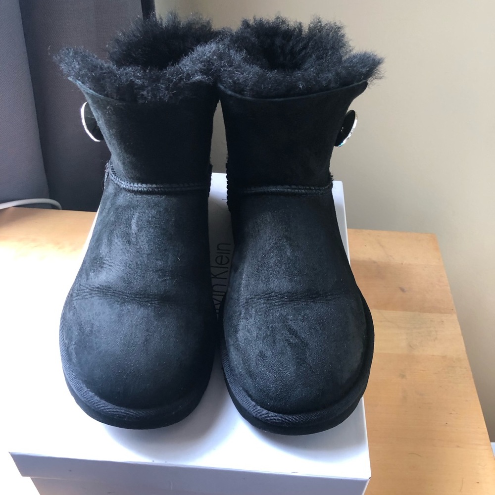 UGG with diamond button
